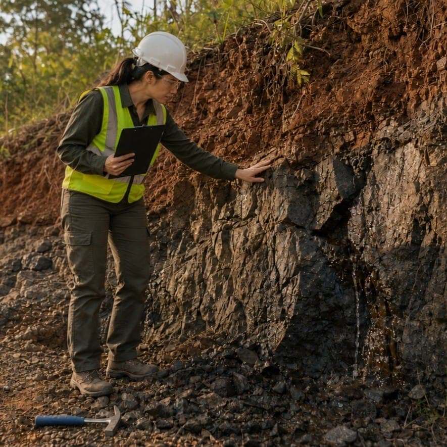 Estudos geológicos-geotécnicos e hidrogeológicos